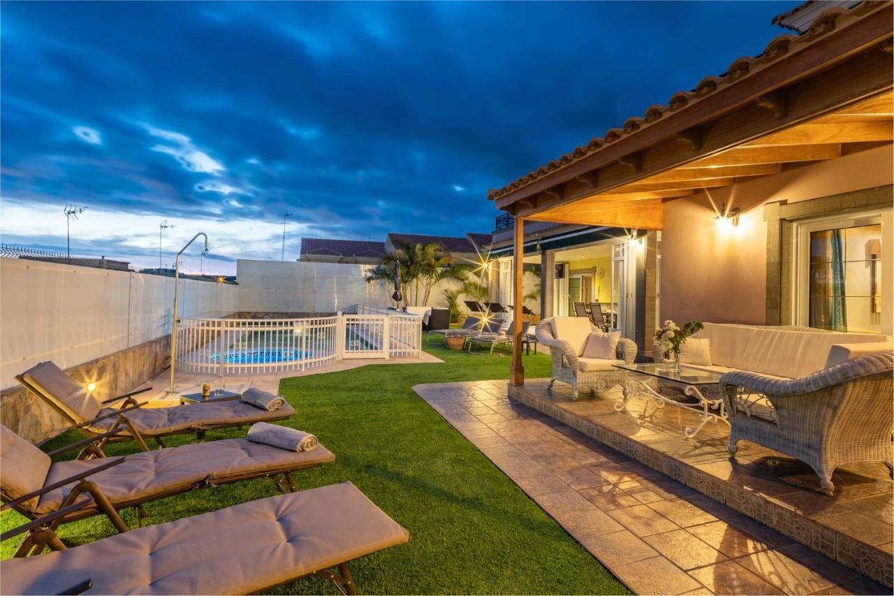 Villa Dalara Maspalomas, Private Pool And Jacuzzi Маспаломас Экстерьер фото